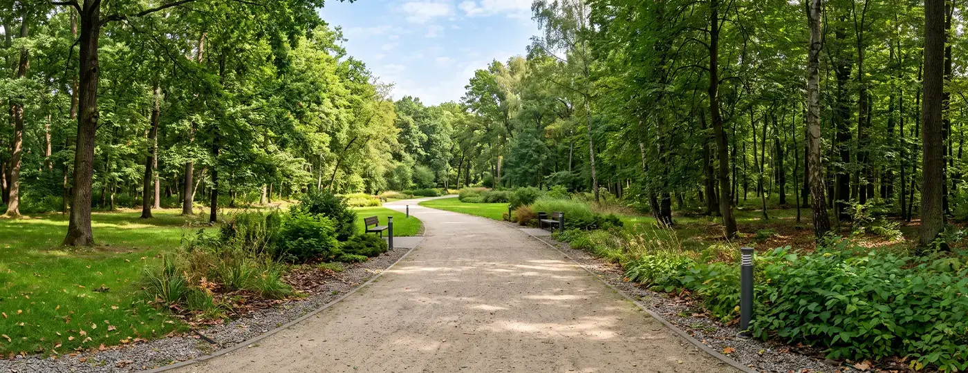 Sandweg im Park